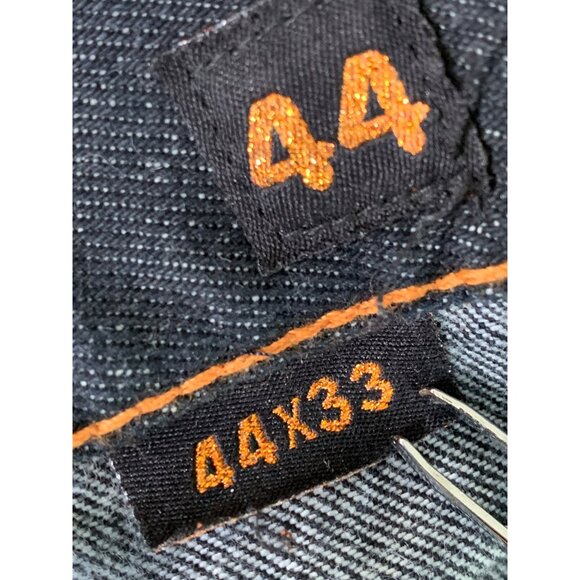 Ed Hardy Mens Wide-Leg Denim Jeans Embroider Panther Pockets Size 44  RQ10250 - Picture 3 of 13